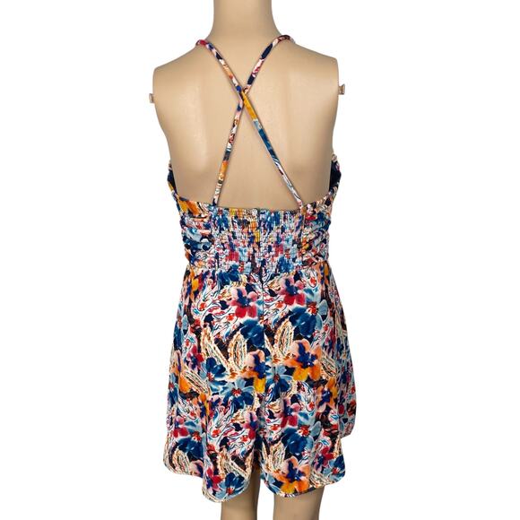 NWT For Love & Lemons Brooklyn Floral Velvet Corset Dress SZ M - Picture 9 of 11